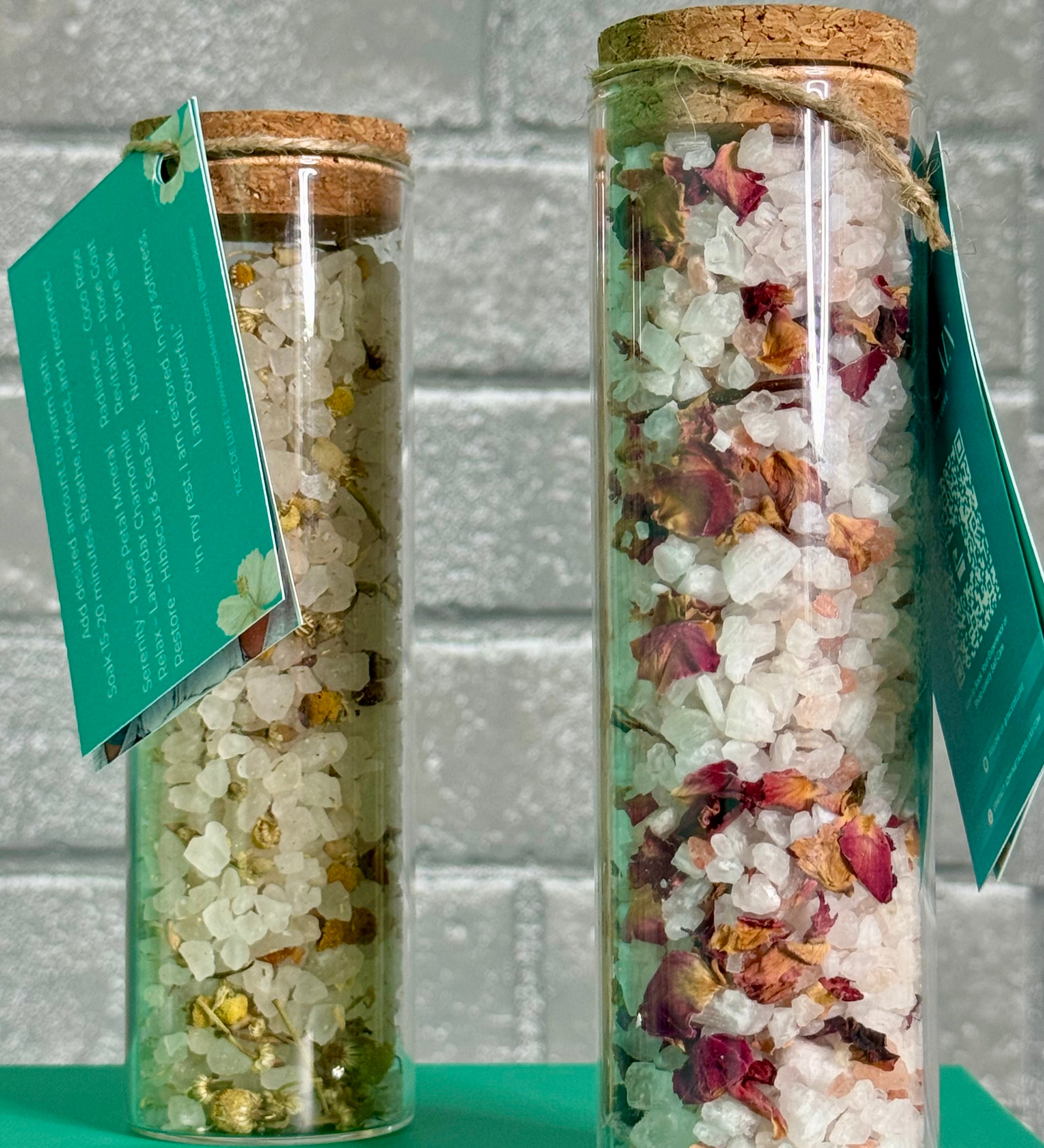 Full-Size Mineral Soaks (Individual Glass Jars)