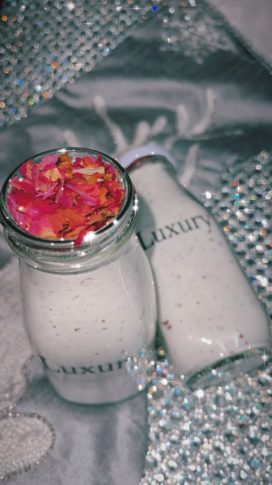 Elixir of Radiance: Rose & Goat Milk Bath Soak